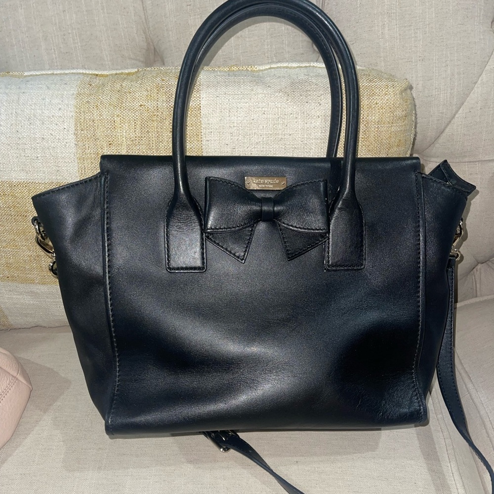 Kate Spade Black Bow Handbag